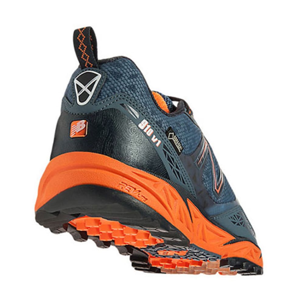 ... NEW BALANCE Men\u0026#39;s 910 GTX Trail Running Shoes - NAVY/ ...